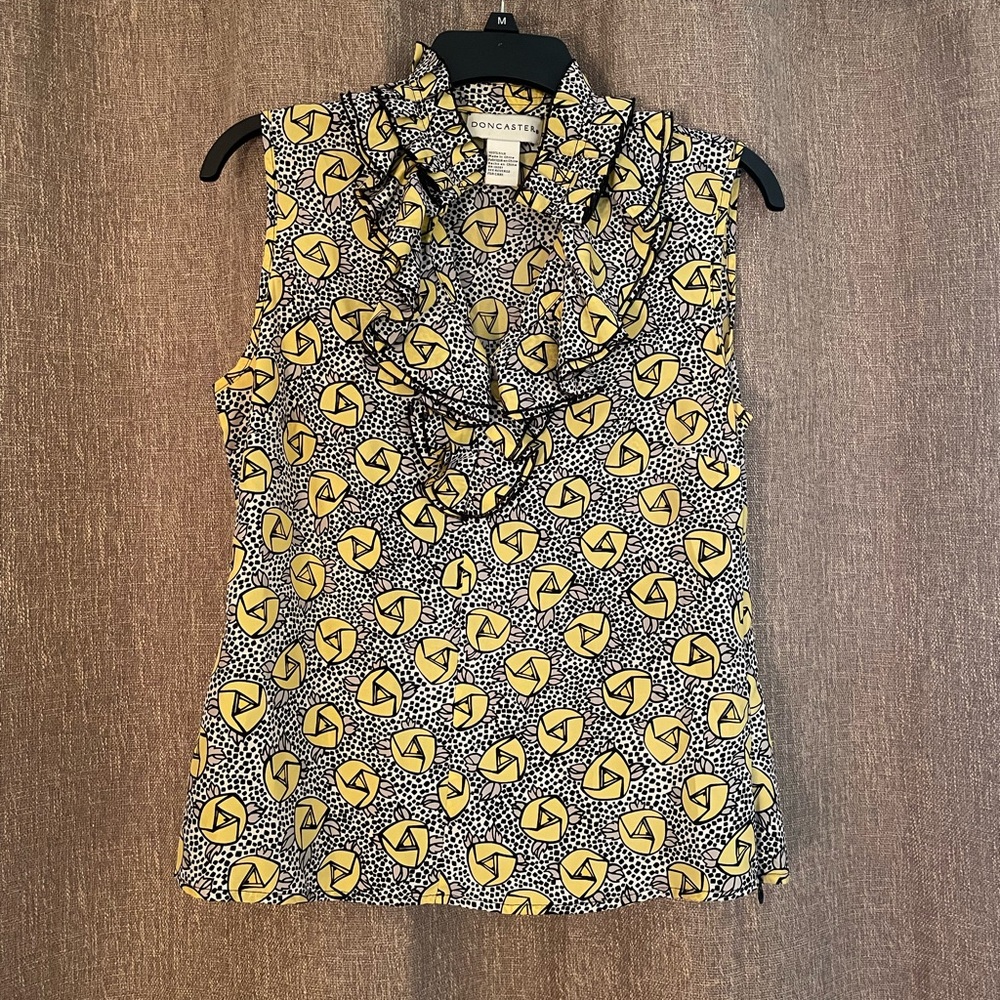 Doncaster Silk Sleeveless Blouse